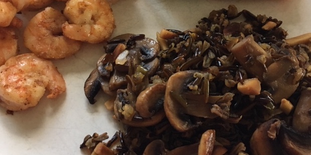 Wild rice, mushroom and Almonds Casserole Recipe